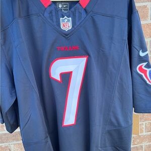 Nike Navy and Red Texans Jersey C.J. Stroud